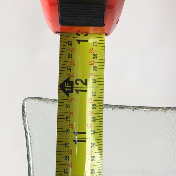 Tag Glass Serving Tray Dish Spreader Fuse Texture Halloween Thanksgiving Dessert - Picture 7 of 9